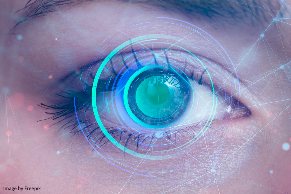 Image of eye recognition.