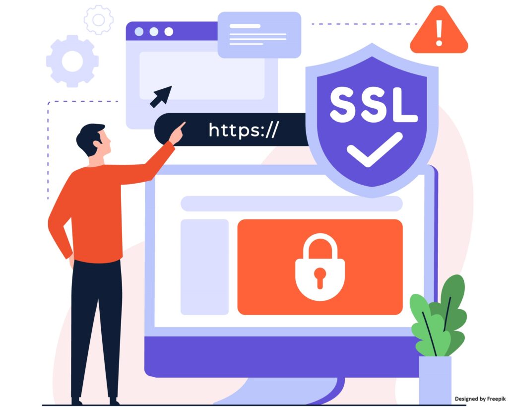 Design of secure website