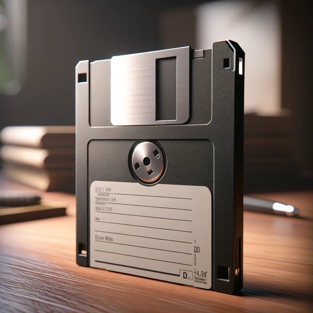 An image of a diskette