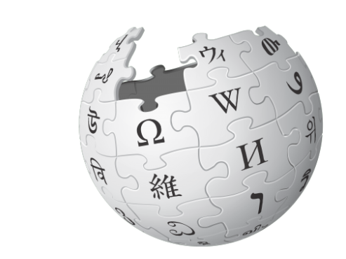 Image of Wikipedia logo to show wikipedia risks to executives