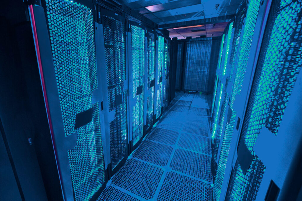 Image of a server room to highlight how systems you don't control can affect you.